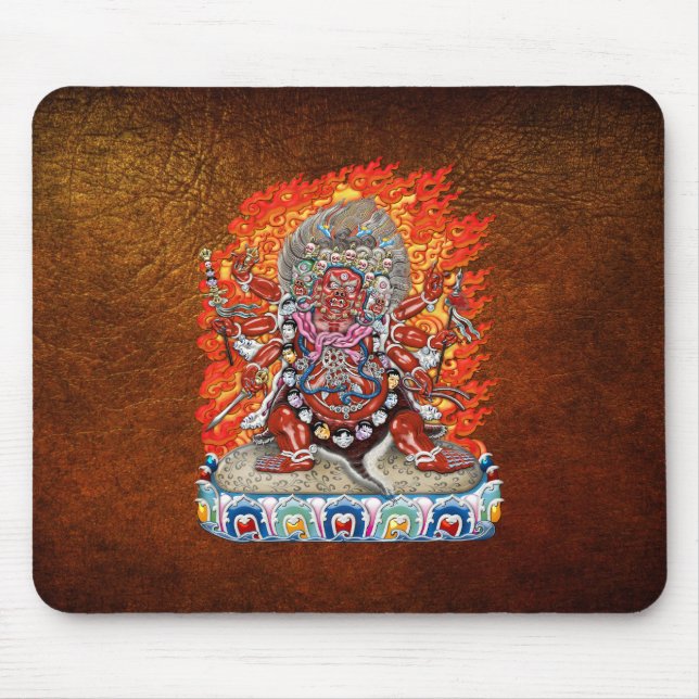Mousepad [200] Tibetano Thangka - Deidade Wrathful Hayagriv (Frente)