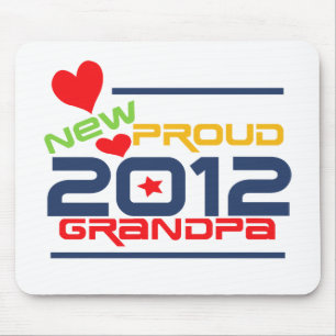 Mousepad 2012 t-shirt e presentes orgulhosos do vovô