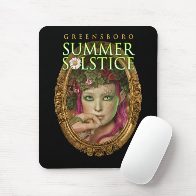Mousepad 2017 Greensboro Summer Solstice Festival Lembrança (Com mouse)