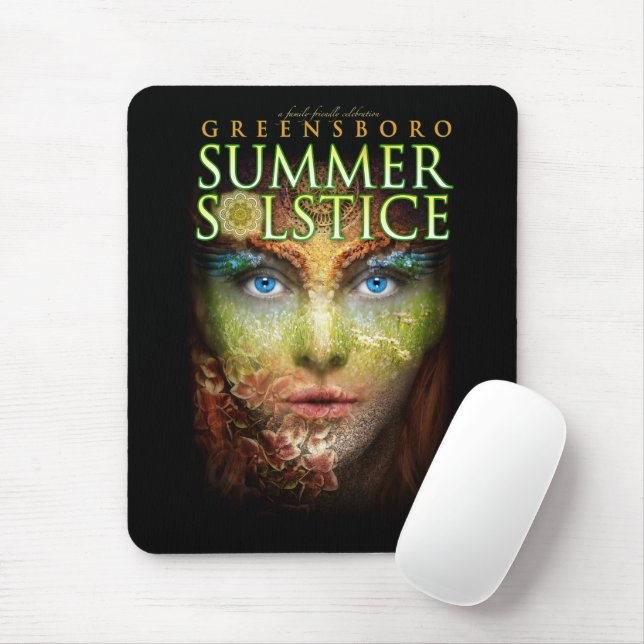 Mousepad 2018 Greensboro Summer Solstice Festival Lembrança (Com mouse)