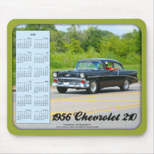 Mousepad 2020 Calendar Mousepad, 1956 Chevrolet 210 Car