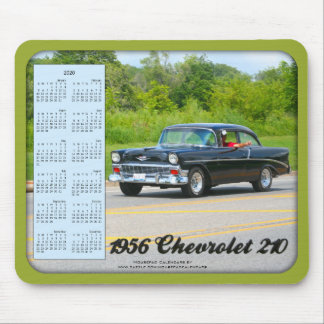 Mousepad 2020 Calendar Mousepad, 1956 Chevrolet 210 Car