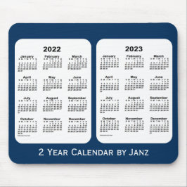 Mousepad 2022-2023 Caixa de Polícia Calendário Azul de 2 An