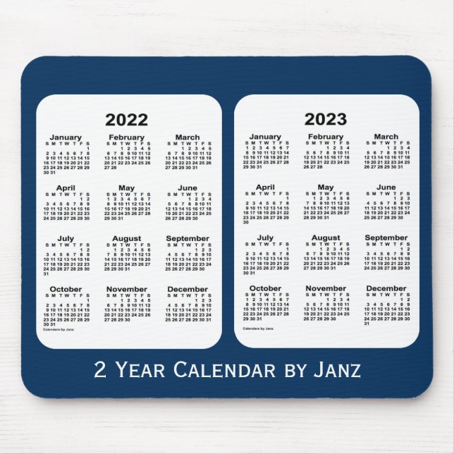 Mousepad 2022-2023 Caixa de Polícia Calendário Azul de 2 An (Frente)