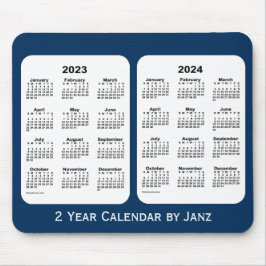 Mousepad 2023-2024 Caixa de Polícia Calendário Azul de 2 An