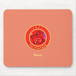 Mousepad 2023 Ano do design de Coelho
