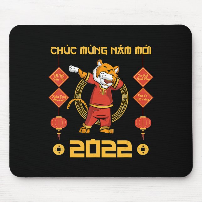 Mousepad 2023 Ano Novo Lunar Vietnamita Chuc Mung Nam Moi (Frente)