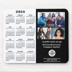 Mousepad 2023 Calendar Business Photo Company Logo Custom
