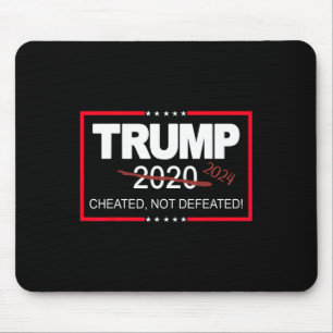 Mousepad 2024 Cheated Not Defeated Save And Take America Ba