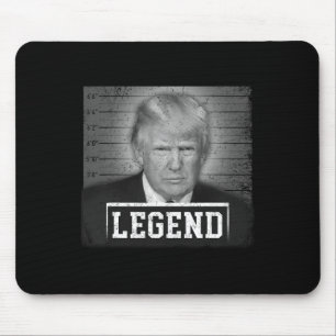 Mousepad 2024 Mugshot Presidente Legend Save America Vintag
