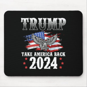 Mousepad 2024 Retomar a América Bandeira Americana Trump 20