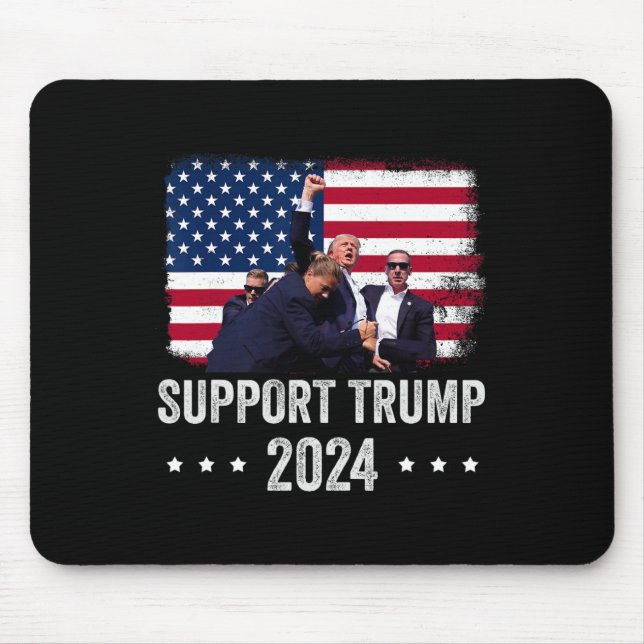 Mousepad 2024 - Support Trump - Reze Pela América (Frente)