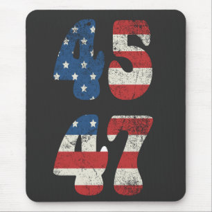 Mousepad 2024 Trump Leva a América de novo Patriótica Ameri