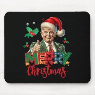 Mousepad 2024 Trump Vencedor Eleição Feliz Natal Engraçado