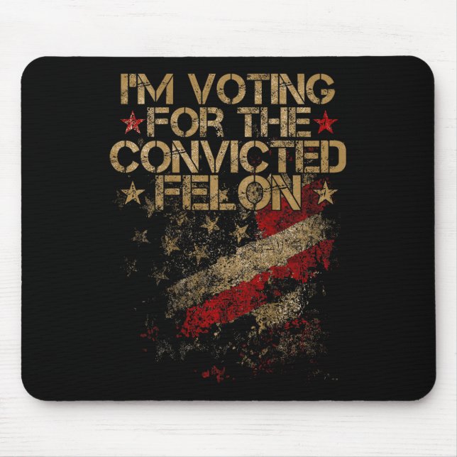 Mousepad 2024 - Voto Contra Felon 2024 (Frente)