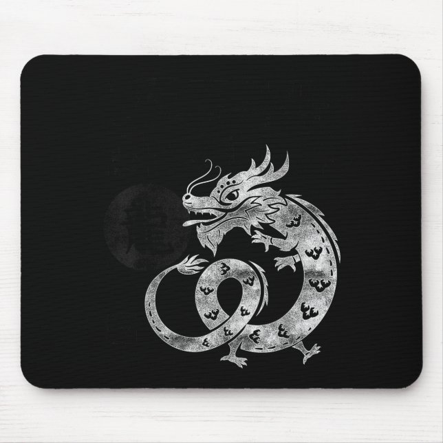Mousepad 2024 Year Of The Dragon Chinese Zodiac Chinese New (Frente)