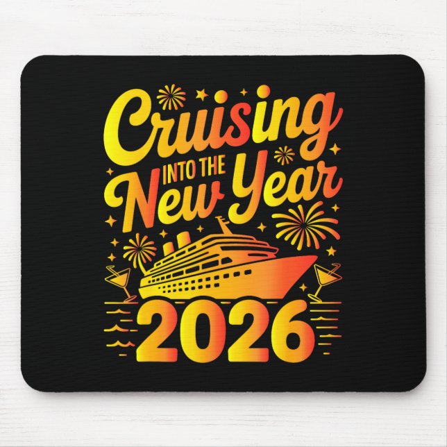 Mousepad 2026 New Years Eve Cruising Trip Christmas Cruise  (Frente)
