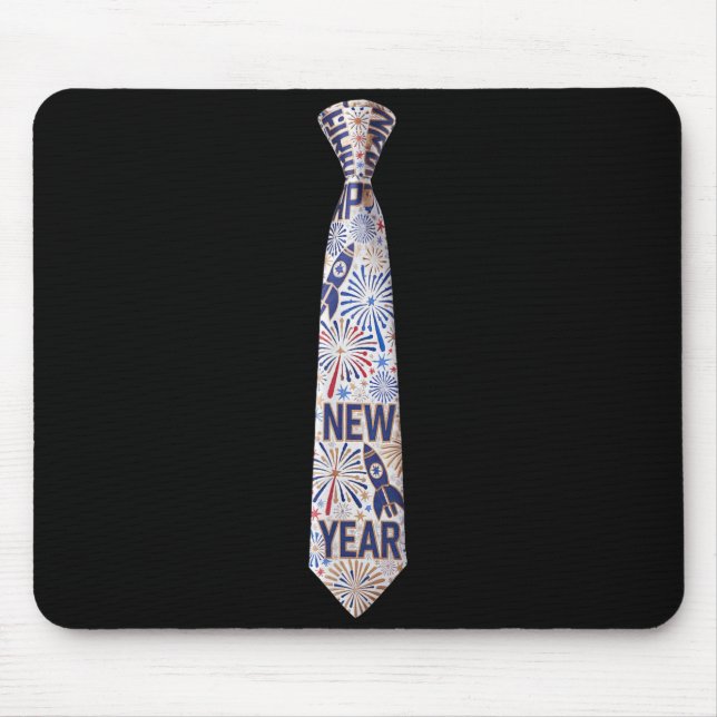 Mousepad 2026 New Year's Party Funny Fireworks Party New Ye (Frente)