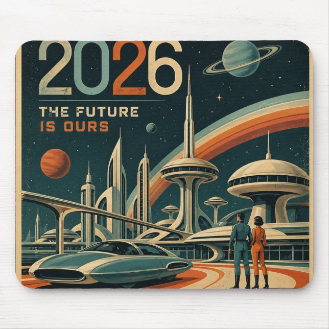 Mousepad 2026 O Futuro é Nosso (Frente)