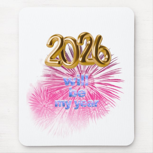 Mousepad 2026 Será Meu Ano (Frente)