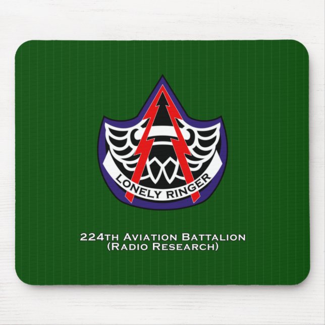 Mousepad 224th Batalhão da aviação (pesquisa de rádio) (Frente)