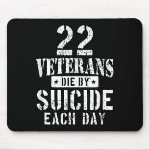 Mousepad 22 Veteranos Morrem Por Suicídio Todos Os Dias Vét