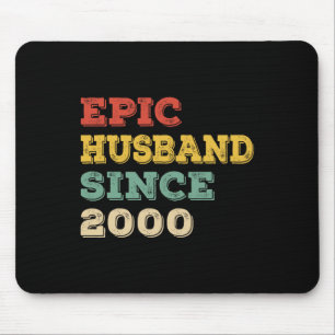 Mousepad 23º Aniversário de Casamento para Him Epic Husband