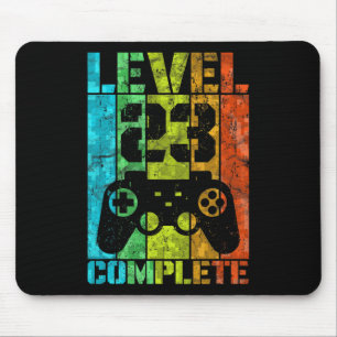 Mousepad 23.º Aniversário Nível 23 de Cheio masculino