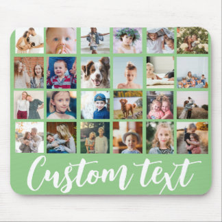 Mousepad 24 tendências de texto personalizado de colagem de