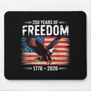 Mousepad 250º Aniversário Americano 2026 Anos De Liberdade