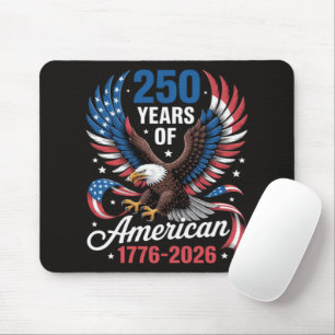 Mousepad 250º Aniversário EUA Águia Patriótica 250 Anos