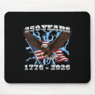 Mousepad 250 Aniversário EUA 250ª Bandeira Americana Patrio