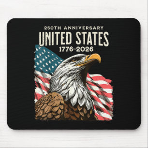 Mousepad 250 Aniversário EUA 250º bandeira americana patrió