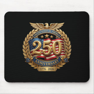 Mousepad 250 Aniversário EUA 250º Dia da Independência Amér