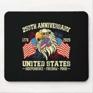 Mousepad 250 Anos 1776-2026 250º Aniversário Águia Liberdad
