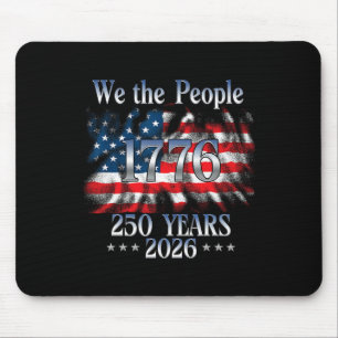 Mousepad 250 Anos 1776-2026 250º Aniversário Bandeira EUA N