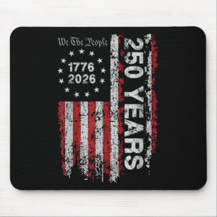 Mousepad 250 Anos América Bandeira Americana 4 De Julho Ind