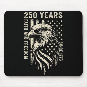Mousepad 250 anos américa fé e liberdade desde 1776 4º