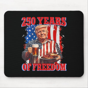 Mousepad 250 Anos América Trump 4 de Julho de 2026 Liberdad