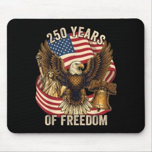 Mousepad 250 Anos Americano 1776-2026 250º Aniversário 250º