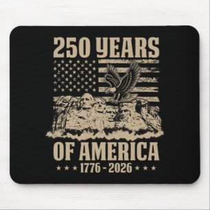 Mousepad 250 Anos Bandeira Americana 1776-2026 250º Anivers