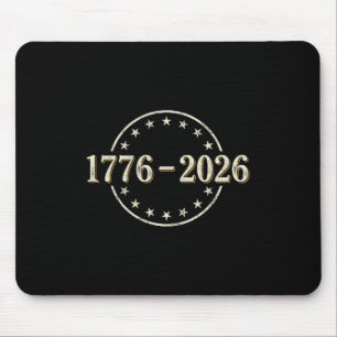 Mousepad 250 anos bandeira americana - frente e verso 250 a