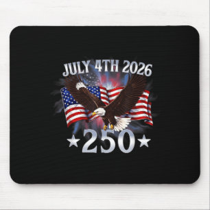 Mousepad 250 Anos Bandeira EUA 250º Aniversário América 4º