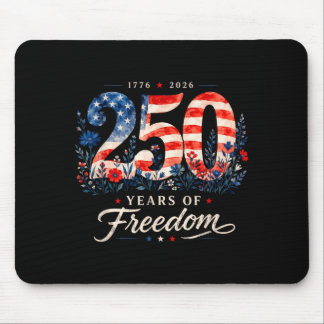 Mousepad 250 Anos De Dom 1776 Floral Patriótico Mulheres 4º