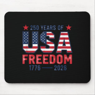 Mousepad 250 Anos de Liberdade Americana 1776 2026 250º EUA