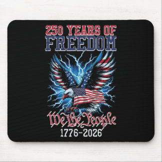 Mousepad 250 Anos Liberdade Bandeira Americana EUA 250º Ani