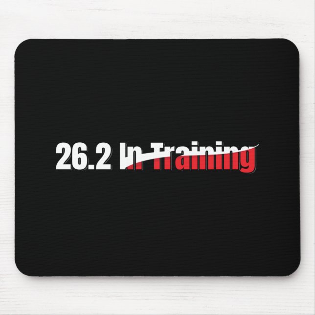 Mousepad 26.2 na formação da maratona artística em exercíci (Frente)