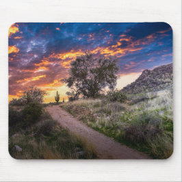 Mousepad 2815-Desert Landscape at Sunset