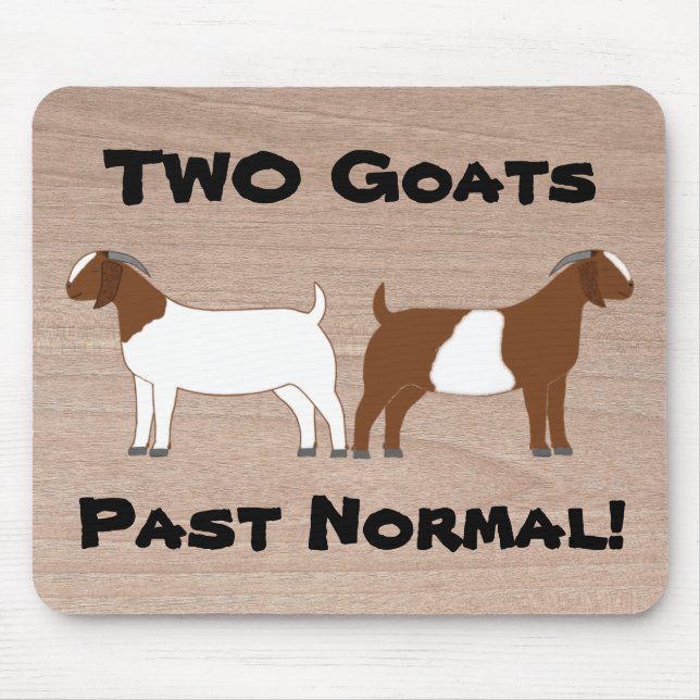 Mousepad 2 Caprinos Passaram do Normal! - Caprinos De Carne (Frente)