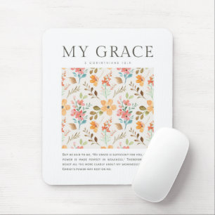Mousepad 2 Corinthians 12:9 Minha graça é suficiente para v
